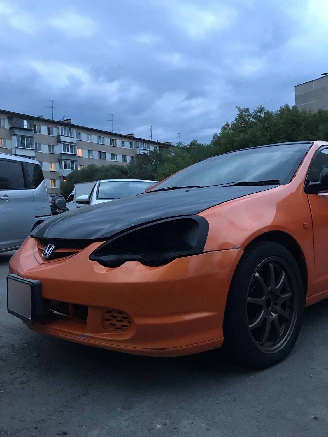 Воздухозаборник вместо фары Honda Integra Dc5 / Acura RSX (2002-2004)
