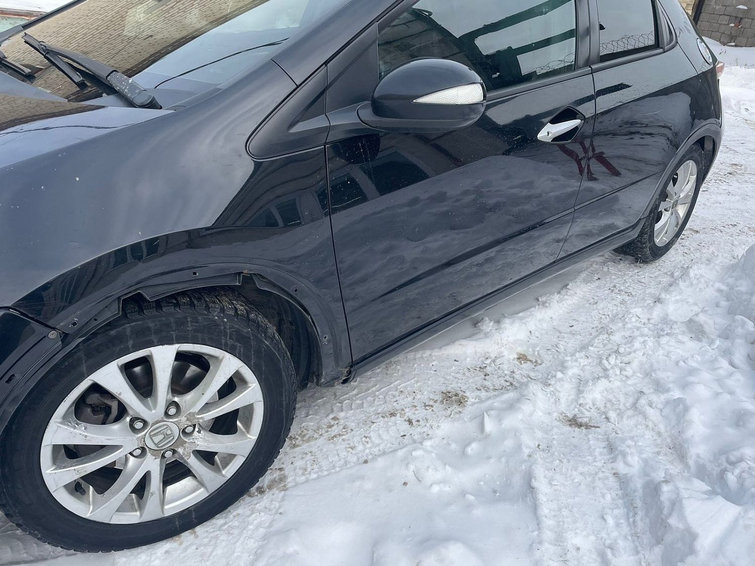 Накладка на порог пластиковая OEM Honda Civic 5D 06-12