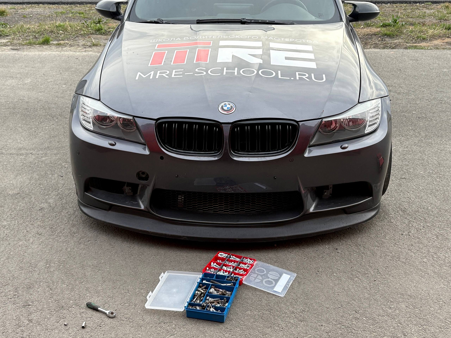 Губа передняя C стиль для BMW M3 E90 E92 