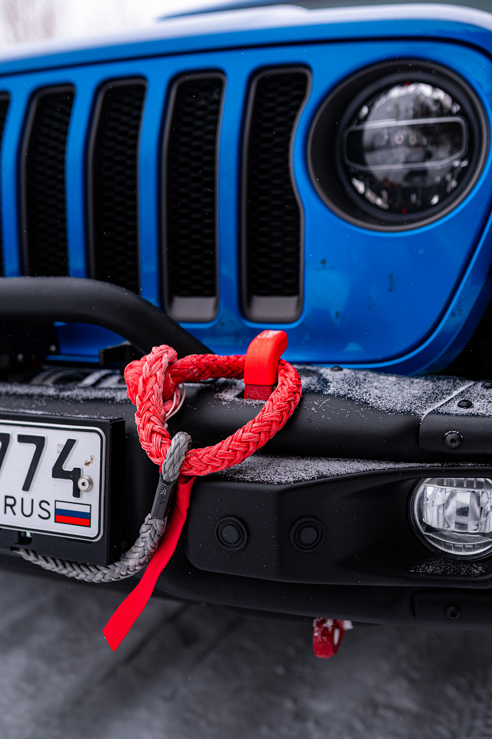Клыки буксировочные для Jeep Wrangler Jl  JT 2018 +