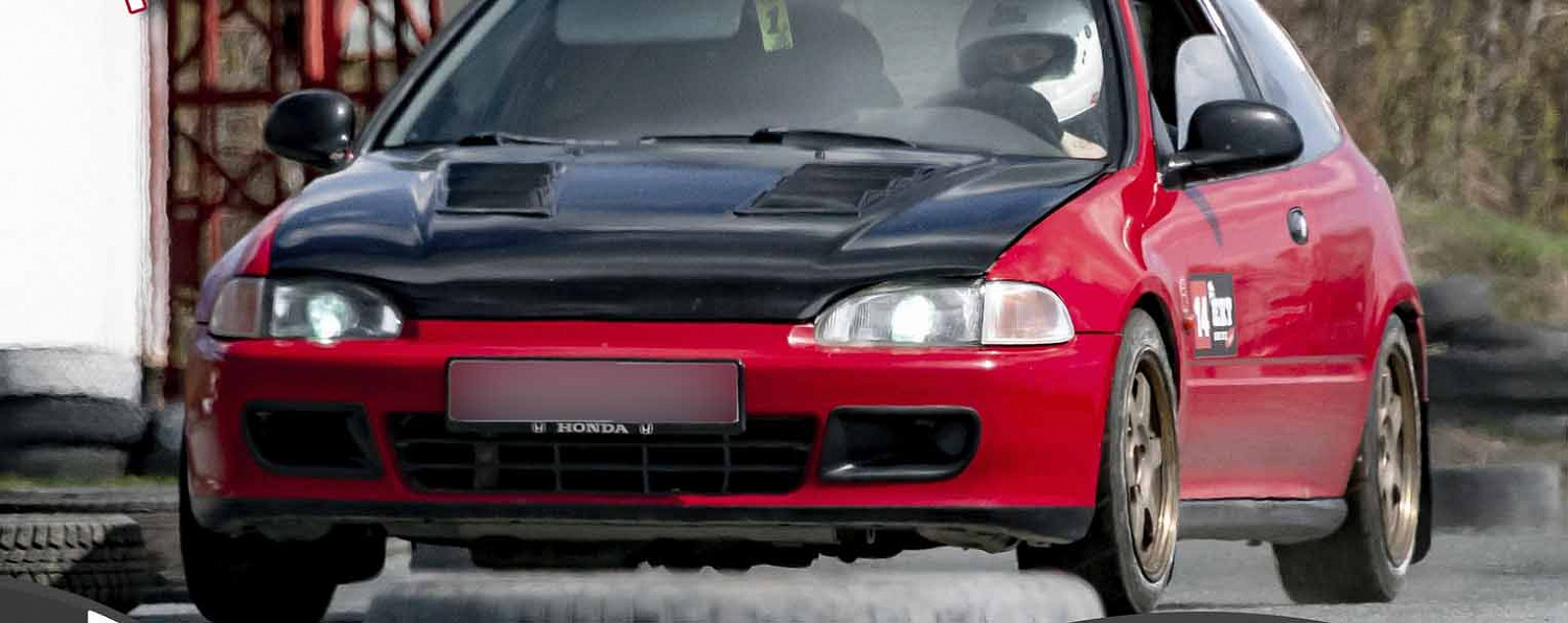 Воздухозаборник в бампер J's Racing style для Honda Civic Eg