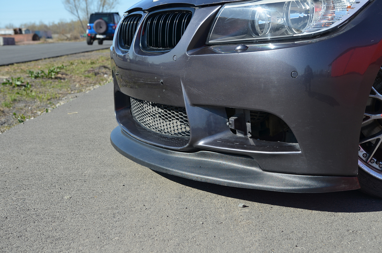 Губа передняя C стиль для BMW M3 E90 E92 