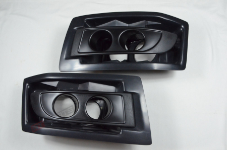 Корпуса + маски для установки линз вместо ПТФ Toyota Land Cruiser Prado 120 2002-2008