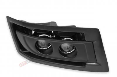 Корпуса + маски для установки линз вместо ПТФ Toyota Land Cruiser Prado 120 2002-2008