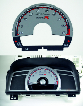 Шкалы приборных панелей Type-R для Honda Civic 8 gen Si (2006-2011)