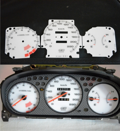 Шкалы приборных панелей Mugen для Honda Civic Ek Ej (1996-2000)