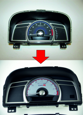 Шкалы приборных панелей Type-R для Honda Civic 8 gen 4D (2006-2011)
