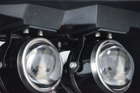 Корпуса + маски для установки линз вместо ПТФ Toyota Land Cruiser Prado 120 2002-2008