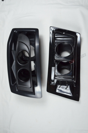 Корпуса + маски для установки линз вместо ПТФ Toyota Land Cruiser Prado 120 2002-2008