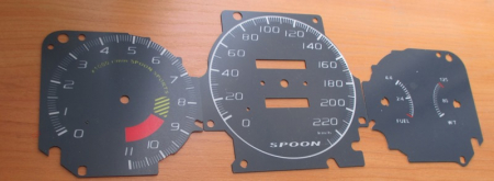Шкалы Spoon для приборных панелей Honda Civic Ek Ej VTI SI (1996-2000)